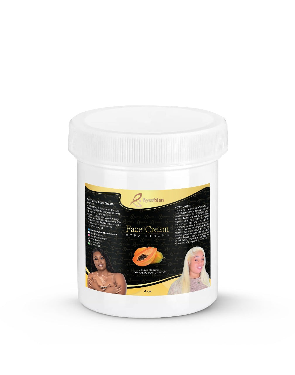 Byenblan Papaya face cream